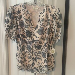 SPARTINA Floral Blouse